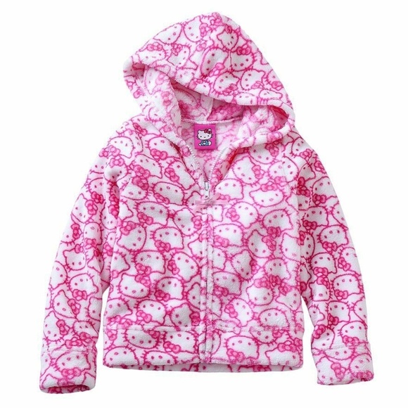 Sanrio Other - Hello Kitty Girls Soft Fleece Zipper Hoodie Jacket